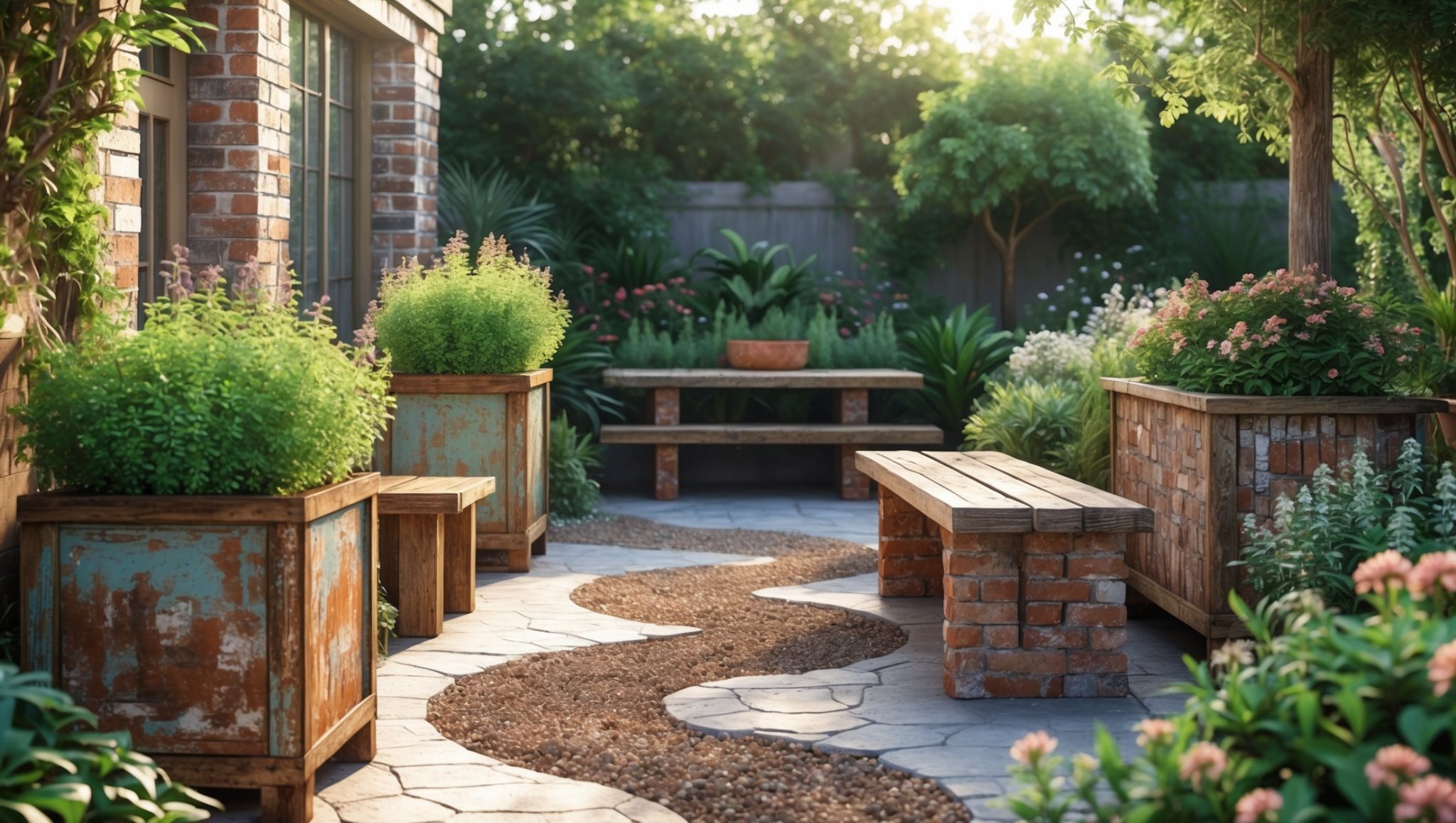 Upcycling Outdoor Spaces: Sustainable Patios & Gardens
